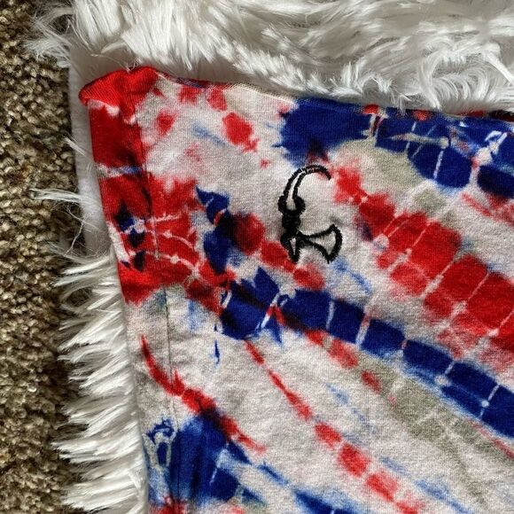 Volcom Tie Dye Red White & Blue Top Size XS - Picture 6 of 6
